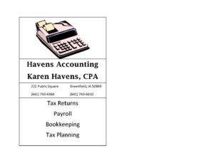 HavensAcctingKPHCPA Ad Fairbook2013